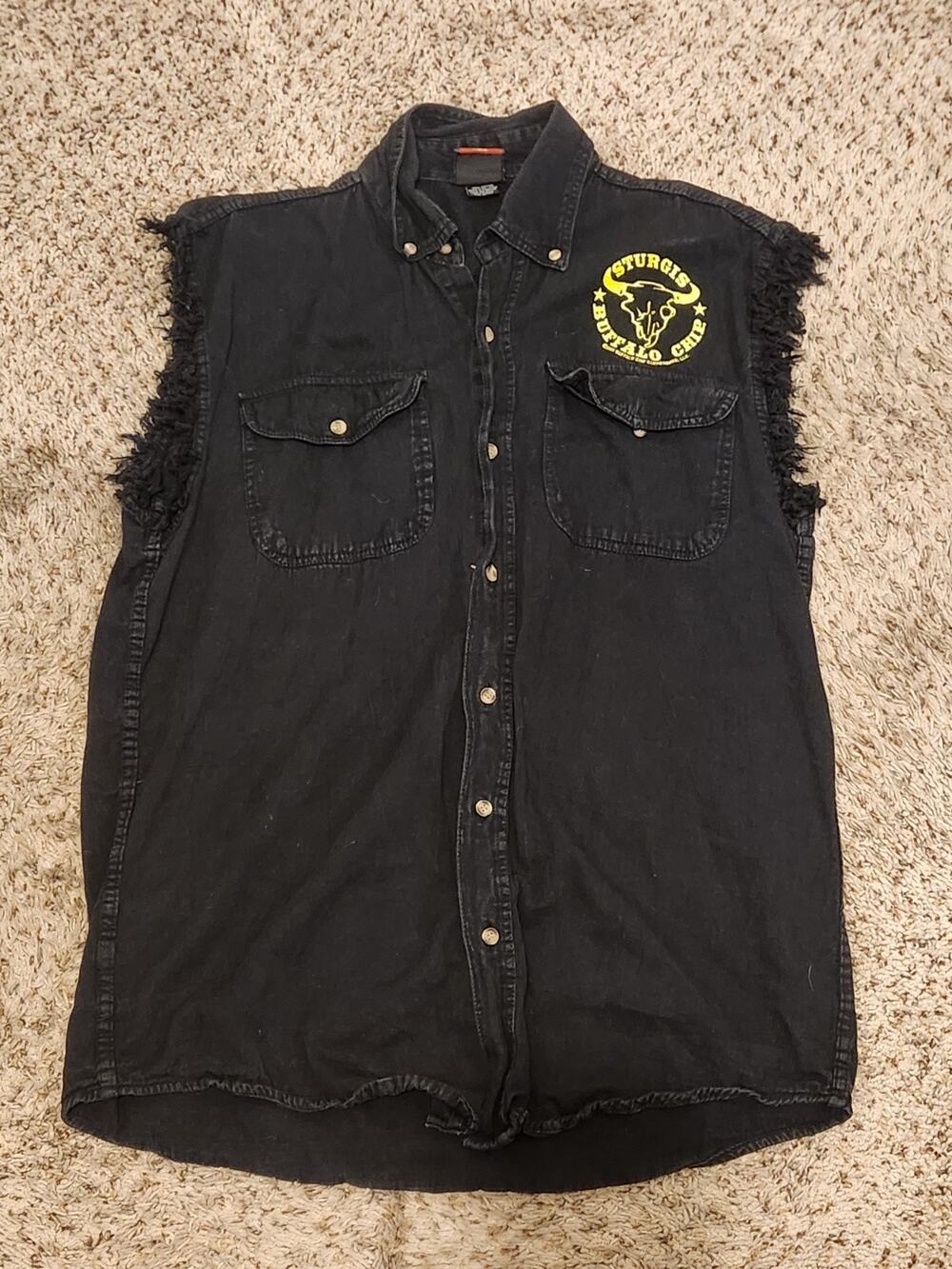 Hot Leathers Sturgis Buffalo Chip 2009 Sleeveless Shirt